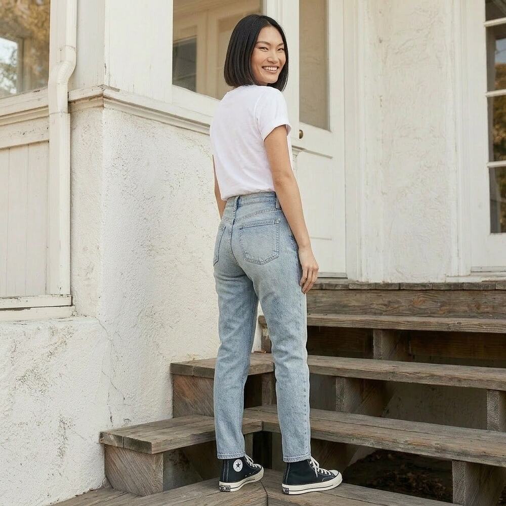 NWT Boyish Billy High Rise Skinny Jean 27 Barefoot in the Park Light Wash - Picture 1 of 13